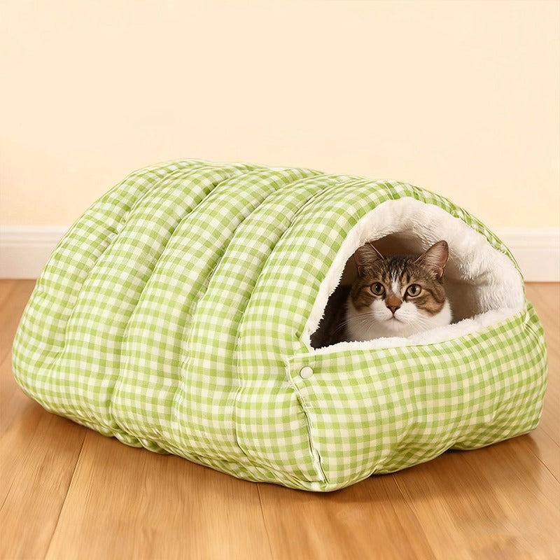 🐈2025 New Removable and Washable Winter Closed-Off Cat Bed 🐾