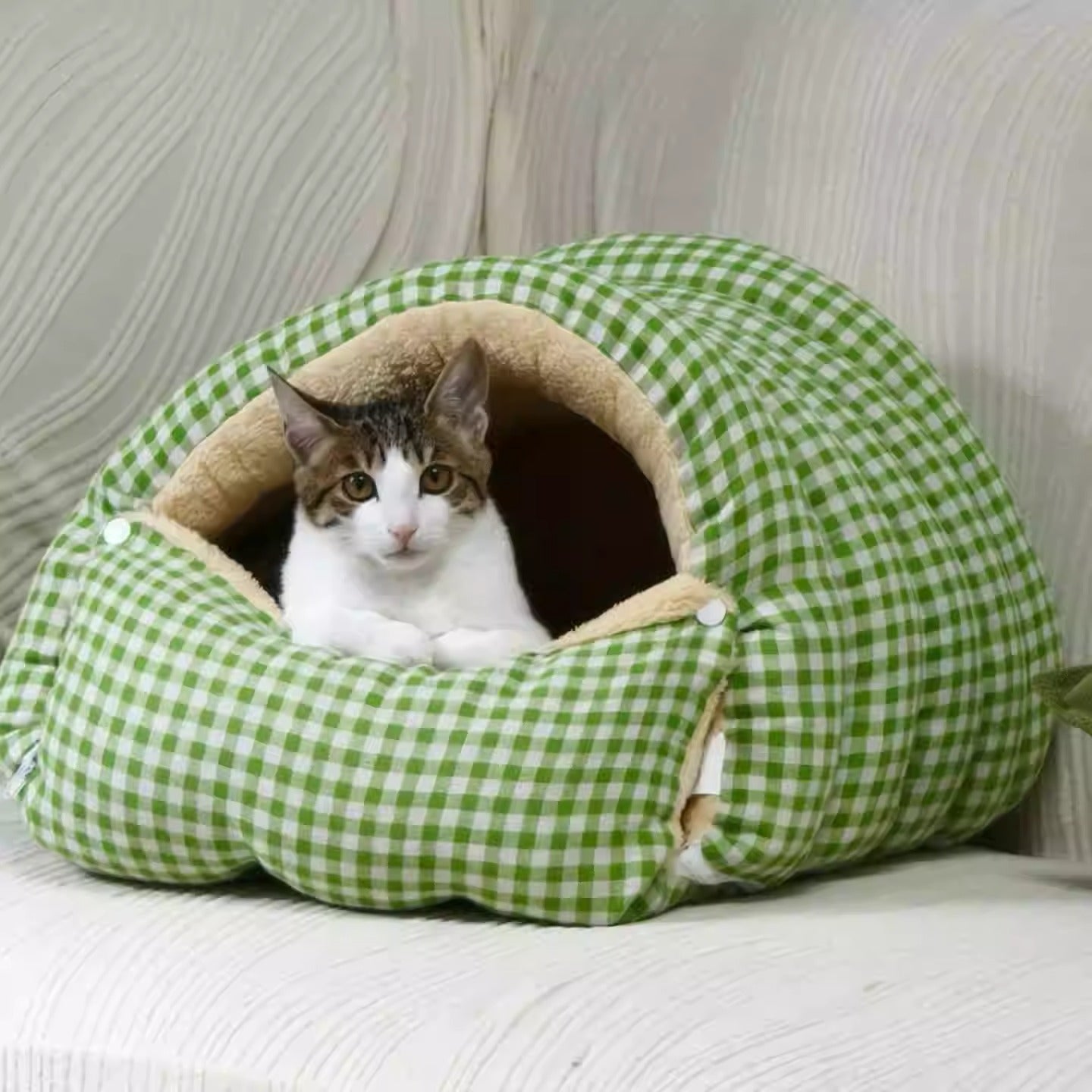 🐈2025 New Removable and Washable Winter Closed-Off Cat Bed 🐾