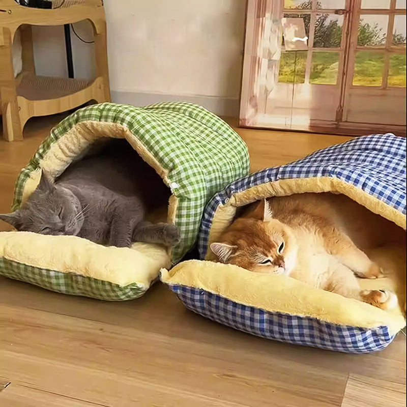 🐈2025 New Removable and Washable Winter Closed-Off Cat Bed 🐾