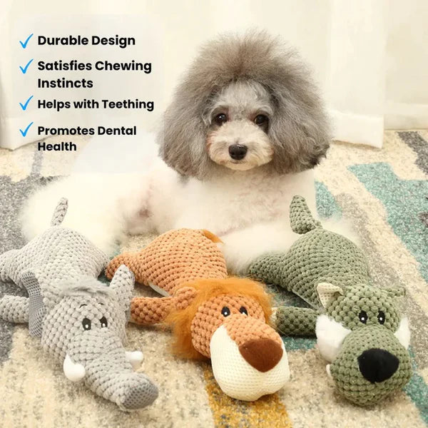 Animals Dog Chew Toy for Heavy Chewers