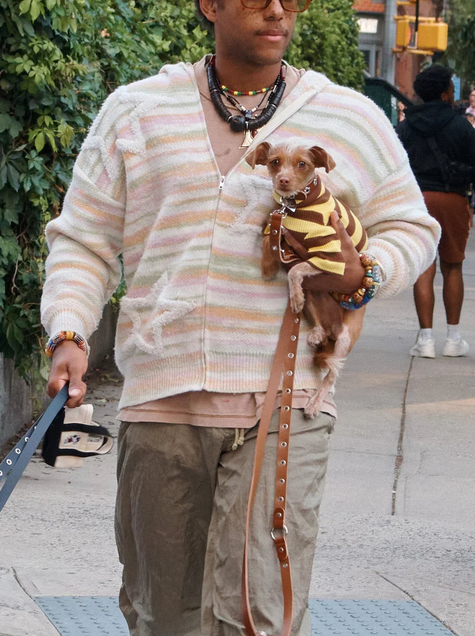 Dijon Ribbed Dog Shirt